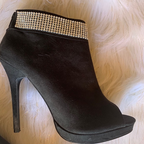 🤩 Stunning open toe Heels Booties Boots - Picture 3 of 6